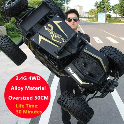 50CM 1:8 Oversized Size Metal Alloy Body 4WD RC Trucks  2.4G Radio Control Off-road 4x4 Vehicle Child Electric Car Toy for Kids