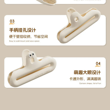 Caterpillar sealing clip moisture-proof snack clip kitchen sealing fixing clip multifunctional household clip fresh-keeping seal