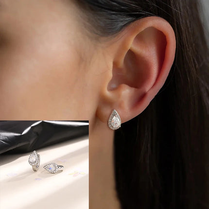 VENTFILLE 925 Sterling Silver Bow Knot Ear Clip for Women Girl Ribbon Design Ballet Style Sweet Jewelry Gift Dropshipping