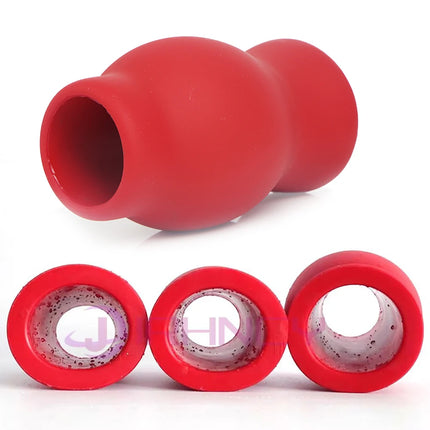 8/9/10cm Fisting Hollow Anal Plug Soft Silicone Huge Butt Plug for Women Men anal dilatation Prostate Massage Sex Product