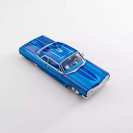 97M Model 1/64 Scale 1964 Impala SS Lowrider Bounce Car Alloy Car Model Classics Adult Souvenir Gift Static Display