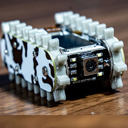 RC Tank Pipeline Inspection Wireless Video Car Track with Camera Maker Teaching ESP32 Scanning Code Networking DIY Program Toys