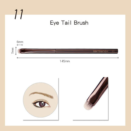 Hourglass Makeup Brush All Kinds Eyeshadow Foundation Concealer Powder Bronzer Blusher Eyeliner Retractable Professional Brushes