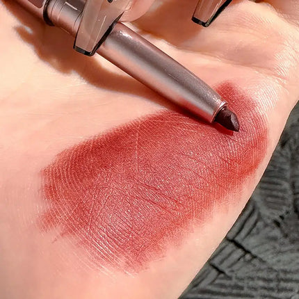Matte lipliner Long-lasting Automatic Lip Liner Lipstick Lip Pencil Line Pen Beauty Waterproof Moisturizing
