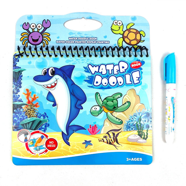 Children's Magic Picture Book Can Be Repeatedly Doodled Using Clean Water Painting And Coloring