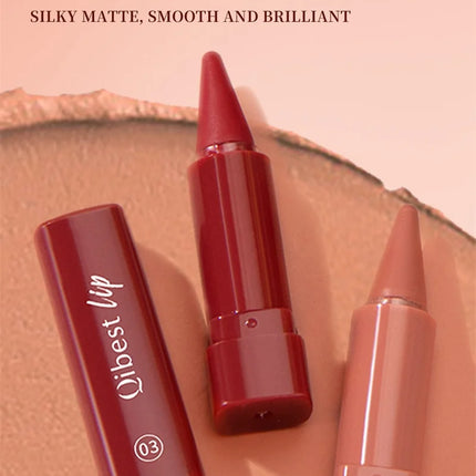 Tapered Lip Liner Pencil Set Matte Red Brown Velvet Lipstick Lasting Waterproof Non Sticky Contouring Tint Lipliner Lip Makeup