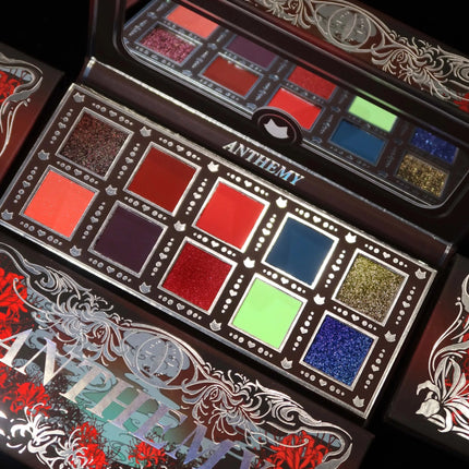 Anthemy 12 Color Eyeshadow Palette Backlight Butterfly Matte Chameleon High Pigmented Shimmer Flash Spotlight Eye shadow