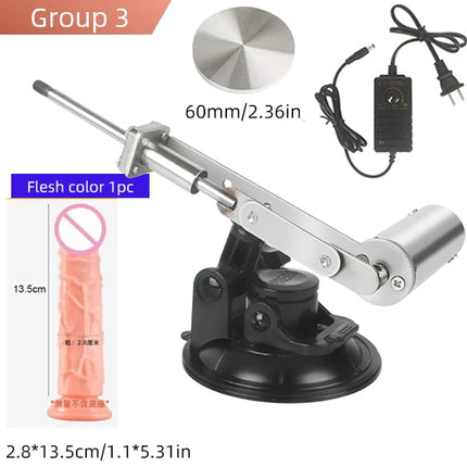 Reciprocating Linear Fuvk Machine Mini Telescopic Linear Actuator 3XLR Telescopic Sex Machine Masturbation Sexual Toys