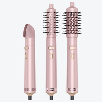 Factory Wholesale 3 in 1 Hot Air Comb Hair Curling Brushes Anti Scald Negative Ion Hair Curler Straightener Comb Thermal Brush
