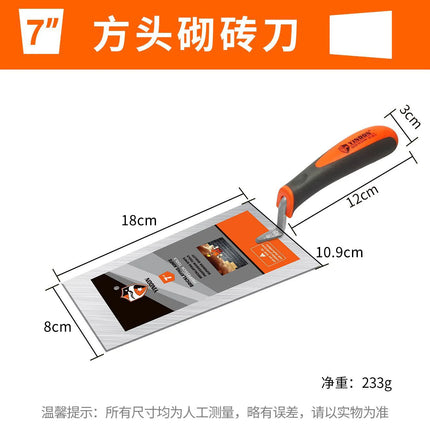 Thickened High-strength Steel Trowel for Tiling, Construction Masonry, Ceramic Tile Plastering, Wall Plastering