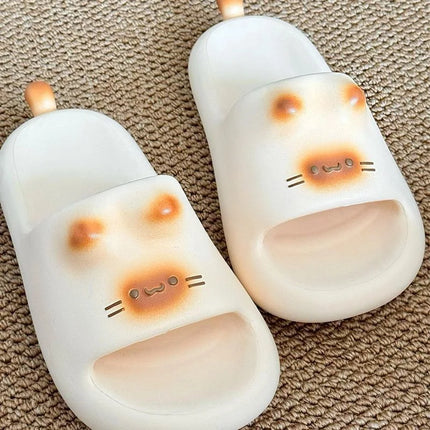 Cute Red Apple Slippers Slides Shoes Adults Fashion Fruit Mules Shoes New Woman Soft EVA Non Slip Comfort Home Slippers Women