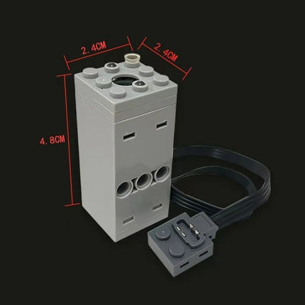DIY Building Blocks Technical Motor Sprayer Electric Exhaust Modified Motor For High-Tech Train Car Parts Compatible with Legoed