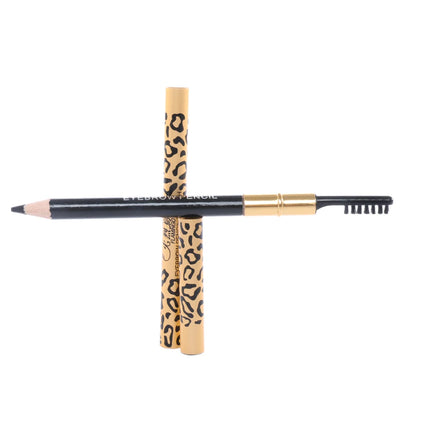 1PC Eyebrow Pencil Waterproof Longlasting Leopard Eyeliner Make Up Tool Maquiagem Eye Brow Shadows Pencil+Brush Cosmetic Pen
