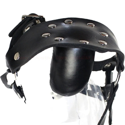 Bondage Dildo Mouth Gag Bdsm Slave Dog Mask Gag Training Gag Bondage Leather Headworn Open Mouth Sex Toys Adult Game For Couple