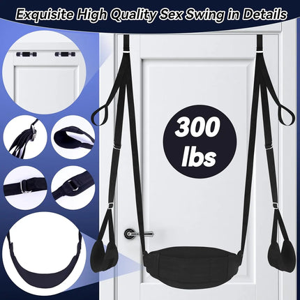 BDSM Door Sex Swing Sex Chair Couple Sex Toys Adjustable Strap Seat Hanging Adult Swing Sexual Stimulation Adult Toy