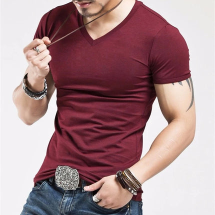 2026 MRMT Brand New Men T Shirt 10 Colors Fitness Mens T-Shirts V Neck Man T-Shirt For Male Clothing Tshirts S-5XL Tops Tees