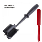 black with scraper