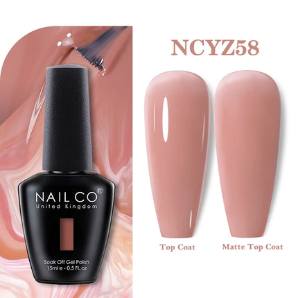 NAILCO 283Colors Gel Nail Polish Top Base Vernis Semi Permanent UV Gel Varnish Nails Art Varnish Hybrid Manicure