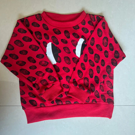 kids sweaters 2025 new autumn boys girls cute print sweatshirts child cotton outwear tops clothing