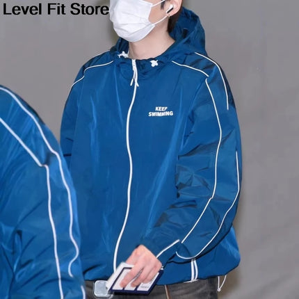 Keep Swimming Zip Hoodie / Hoodie Zippé Keep Swimming