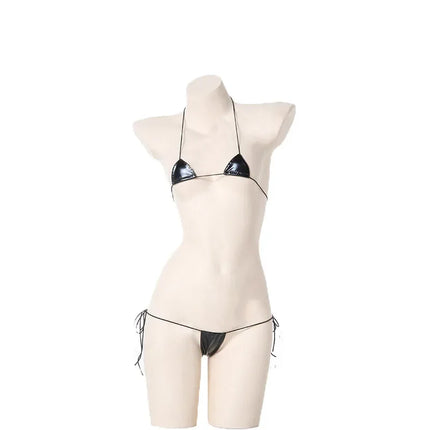 Black Women's Japanese Sexy Underwear Lolita Kawaii  Anime Mini Bikini Adult Role Play Bra Women's  Lingerie Set Best Gift