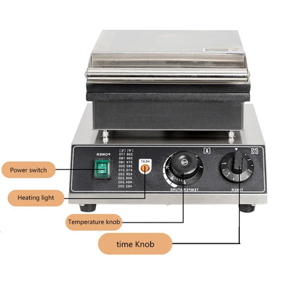 Churro Maker Machine Nonstick Commercial Spanish Churros Maker Home Countertop Waffle Baker Machine Makes 8 Waffle