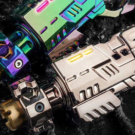 Metal Alloy Shell-Ejecting Toy Pistol Set Fun Shooting Sensory Toy Stress Relief EDC Office Desk Gadget Gift for Boys Adults