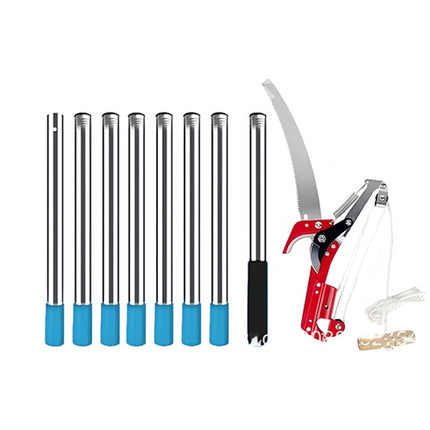 Garden High Branch Saw Manual Splicing Trimming Scissors Portable Adjustable Telescopic Saws Outdoor Aluminum Alloy Pruning Tool