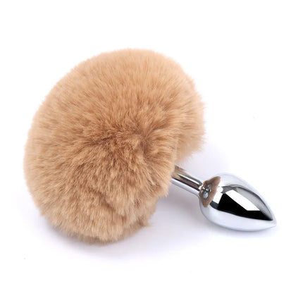1Pc BDSM Rabbit Fox Dog Tail Anal Plug Animal Tail Butt Plug Role-playing Sex Games Sex Products Men Women Couple Adult Sex Toys
