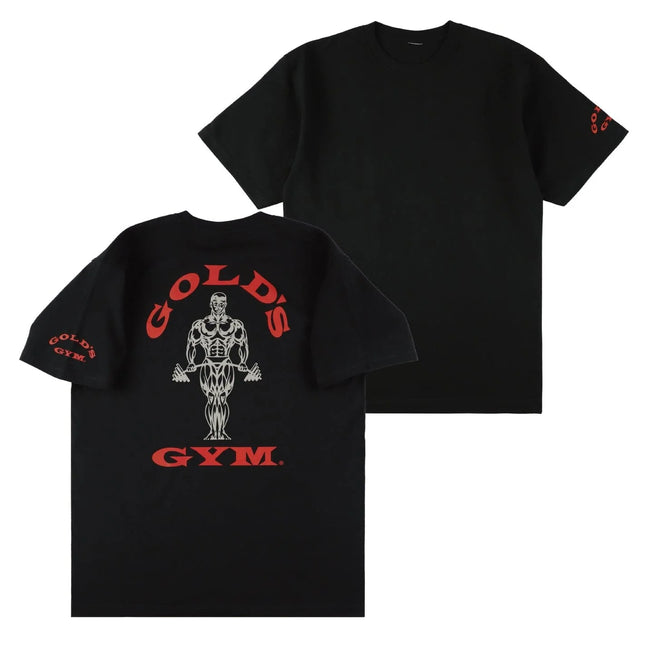 2026 Golds Gym New Age Tees Mens Large-sized Printed T-shirt - Suitable for Daily Workouts Can Be Worn for Casual Wear