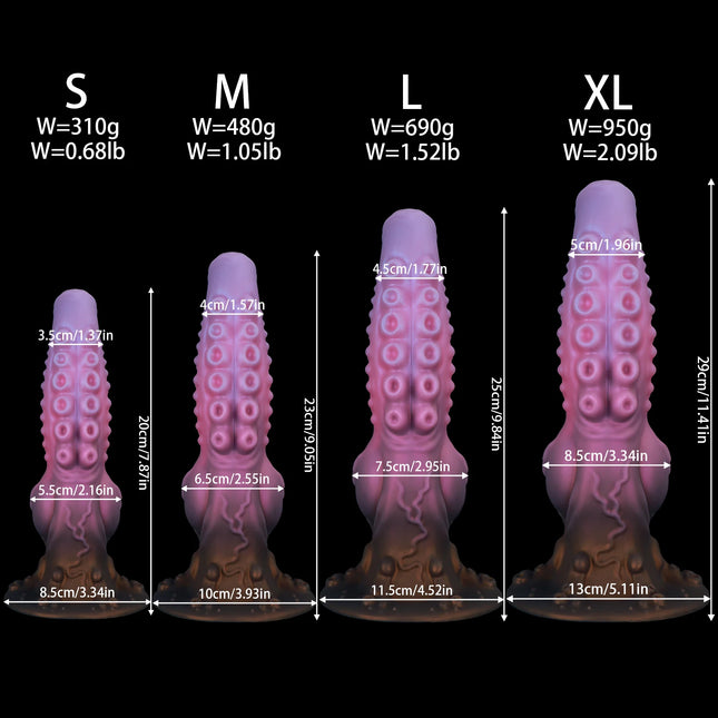 Huge Tentacle Anal Butt Plug Male Adult Sex Toys Soft Silicone Big Anal Plug Dilator Training Expansion Butt Plug For Women Men
