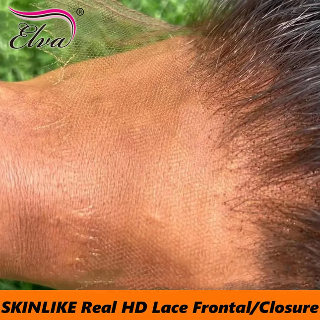 SKINLIKE 5X5 9X6 HD Lace Closure Only Straight Hair Invisible Melt Skins Swiss Lace Preplucked Natural Black 100% Human Hair 13x6 13x4 HD Lace Frontal Only