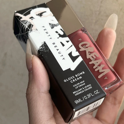 Fenty Beauty Lip Gloss Lipstick Water Gloss Highlight Mirror Lasting FUSSY HEAT RIRI Sparkling Charming Moisturizing Lip Care