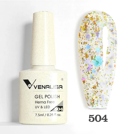 7.5ml Venalisa TPO FREE HEMA FREE Gorgeous Color Nail Gel Polish Long Wear Soak Off UV LED Gel Varnish Nail Manicure Gel Varnish