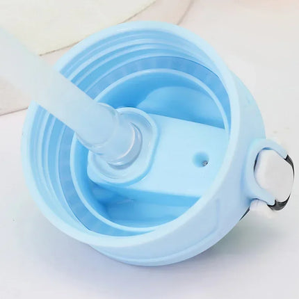 Demon Slayer  Straw Cup 750ML Children's Large Capacity Portable Kamado Nezuko Sports Plastic Bottle Anime Gradient Drinking