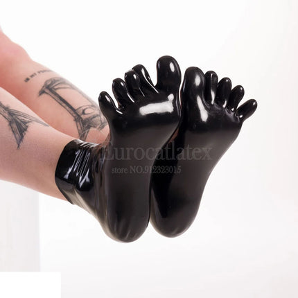 Rubber gloves men latex male socks latex bodysuit for men catsuits  Adult Unisex SeamlessZentai Suit
