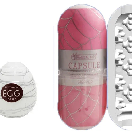 2/1pcs Mini Masturbator Cup Real Vaginal Egg Particle Stimulation Portable Stimulator Blowjob Sex Toy Massager Penis Trainer