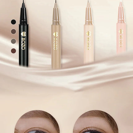 Ultra-fine Liquid Eyeliner Waterproof Glitter Matte Black Brown Shiny Eyeliner Lying Silkworm Pen Eye Beauty Party Makeup Tools
