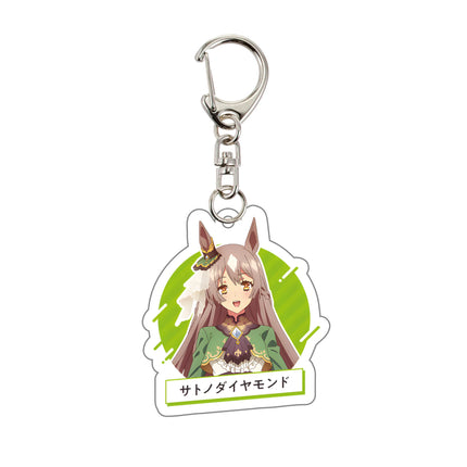 Fans gifts Anime keychains Acrylic Stand Ornaments Uma Musume Pretty Derby Oguri Cap Silence Suzuka Agnes Tachyon Clear Bliss