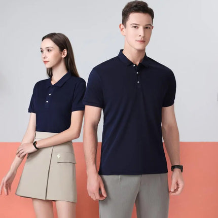 2025 New Fashionable Customized Polo Shirt, Suitable for Both Men and Women, Personalized Logo, Suitable for Business
