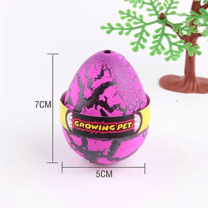Magical 4PCS Dinosaur Add Water Grow Egg Animal Breeding Process Hatching Growing Educational Teach Funny Toys Interesting Gifts