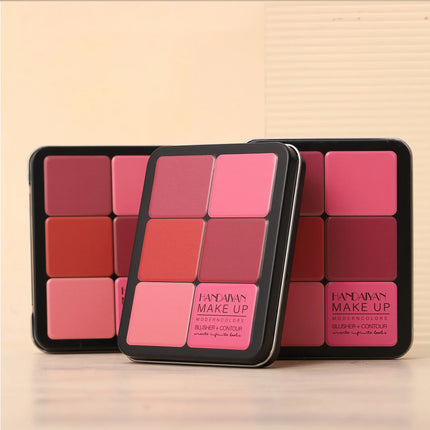 12-color iron box concealer blush cream matte highlight contour makeup all-in-one palette