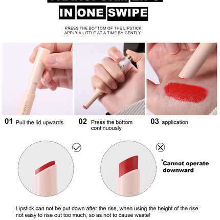 Long Lasting Press On Lipstick Jelly Mirror Tint Lip Gloss Smooth Honey Texture Moisturizing Lip Makeup Stix