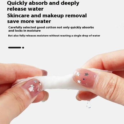{CC44} 50/100 Pcs Thin Cotton Pads Soft Cotton Stretch Disposable For Face Wash Nail Polish Remover Cosmetic Makeup Tools