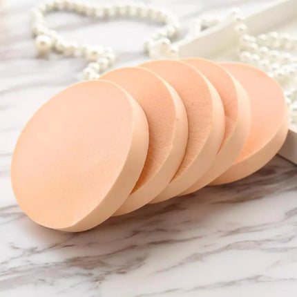 Large Round Makeup Sponge, Non-Latex Cosmetic Blender for Dry & Wet Use, Professional Foundation & Powder Puff, Makeup Tool