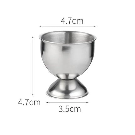 4pcs Stainless Steel Boiled Egg Cups Stand Rack Eggs Holder Kitchen Breakfast Cooking Tool Holder Cooking Tool Kitchen Gadgets