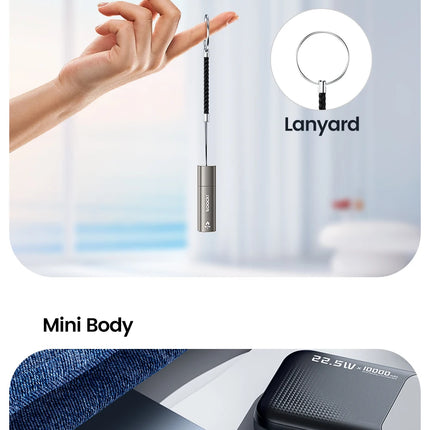 Toocki TG13/14 Type-C Mini Electric Lighter Plug&Play Blow to Light Mobile Cigarette Lighter Flameless Windproof Fast Ignition