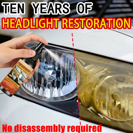 Universal Headlight Repair Kit - Remove Yellowing and Scratches, Restore Clarity - Car Headlight Lens Polishing