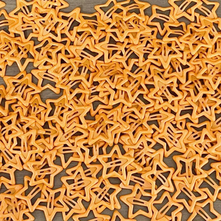 10pcs Colorful Star BB Hair Clips Girls Y2K Cute Star Barrettes Women Simple Metal Snap Clip Headdress Hair Jewelry Accessories
