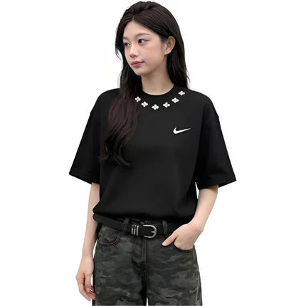 Custom Apparel Nike Sportswear Summer Ethnic Style Casual Comfort T-Shirt
